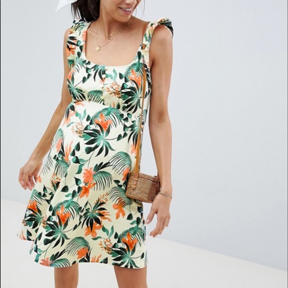 ASOS Tropical Print Summer Dress